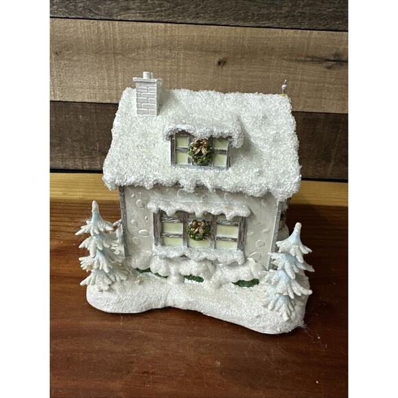 Heavenly Sweet Shop Snow Angels Holiday Village Hawthorne Rare - Picture 2 of 8